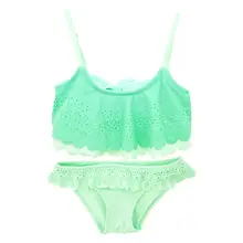 Новинка 2 шт. для маленьких девочек купальный костюм плотная одежда для купания симпатичное детское платье без рукавов для маленьких девочек бикини костюм пляжная одежда ванный комплект