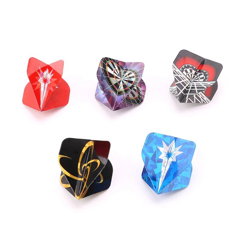

15 Pcs Pro 2D Cool Bling Dart Flights Tail Outdoor Sport Darts Wing Tail Decor Accessories