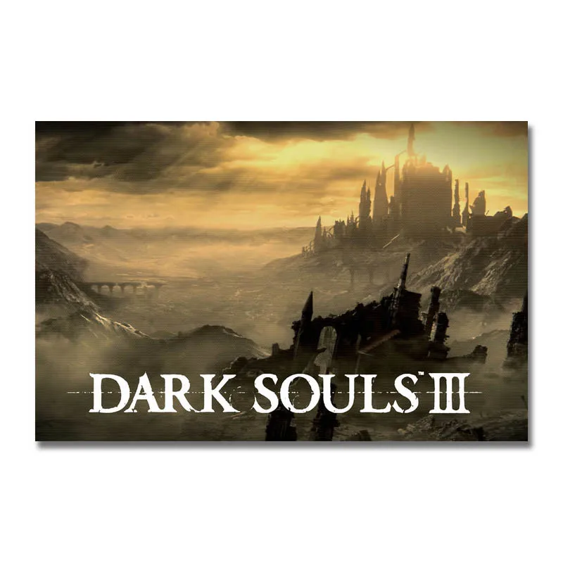 Художественный шелк или холст с принтом Dark Souls Горячая игра плакат 13x20 дюймов для украшения комнаты-009 - Цвет: Picture 3