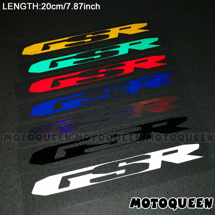 

Motorcycle body Wheels Fairing Helmet Tank Pad logo reflective Accessories Stickers Decals For SUZUKI GSR 750 600 400 250 1000