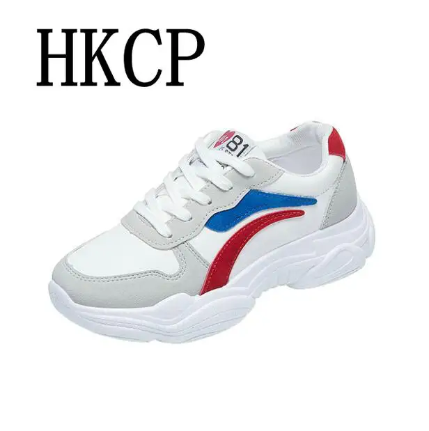 

Women flats shoes new spring and autumn Korean version ulzzang net red thick bottom lightweight wisdom lace up Sneakers