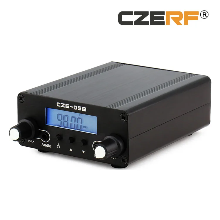 CZE-05B 0,5 Вт стерео PLL fm-передатчик из алюминиевого сплава материал 76-108 МГц