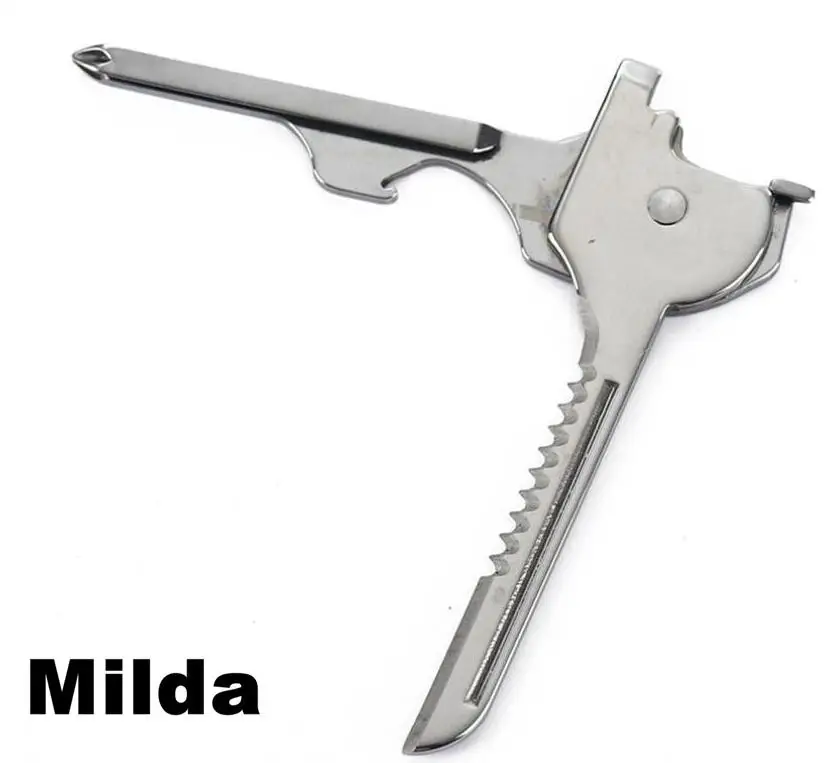 Инструмент для выживания Milda многофункциональный складной мини нож кемпинга