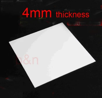 

4mm thickness PTFE PTEE sheet polytef board Block polytef polytetrafluoroethylene F4 plate anti-corrosion high temperature