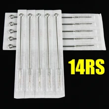 OPHIR 50 шт 14RS машина татуировки стерильные одноразовые иглы_ TA097(14RS)-50x