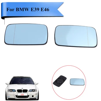 

2x Car Door Wing Rearview Mirror For BMW E46 E39 323i 328i 525i 528i 540i Rear View Mirror Glass with Blind Line #P503