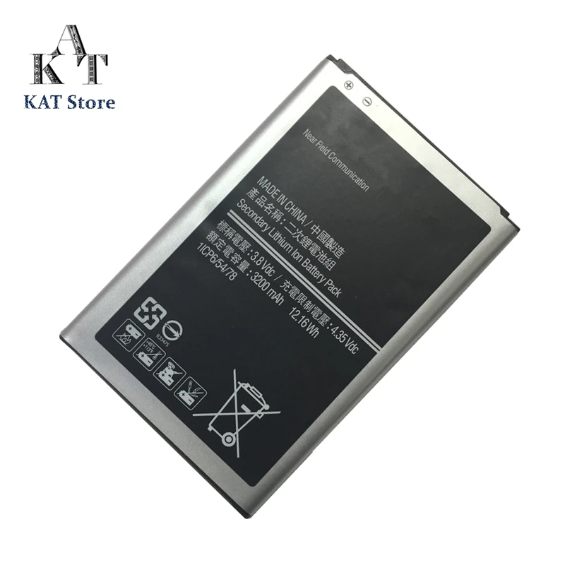 Аккумулятор для Samsung Galaxy Note 3 Note3 N9000 N9006 N9005 3200 мАч B800BT B800BE | Мобильные телефоны и