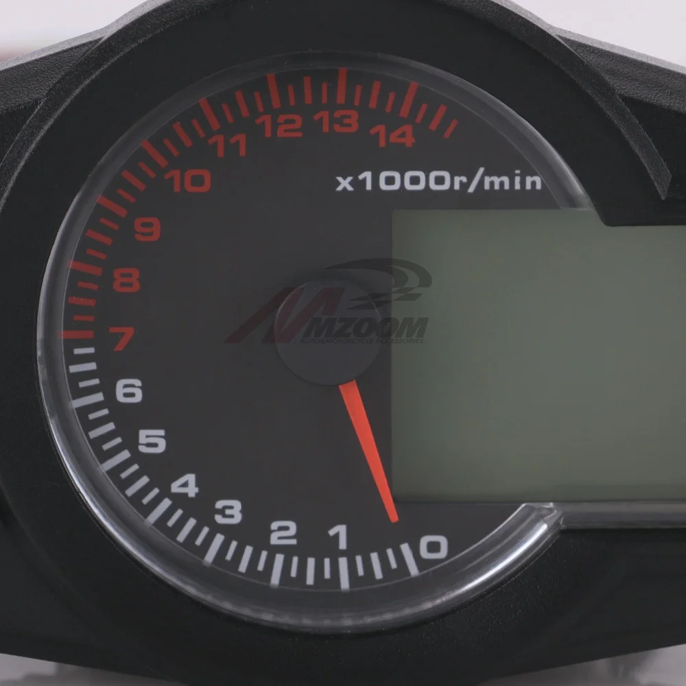 Free shipping Motorcycle LCD backlight Speedometer Digital Odometer Tachometer Fit for 2&4 Cylinders|digital odometer speedometer|digital