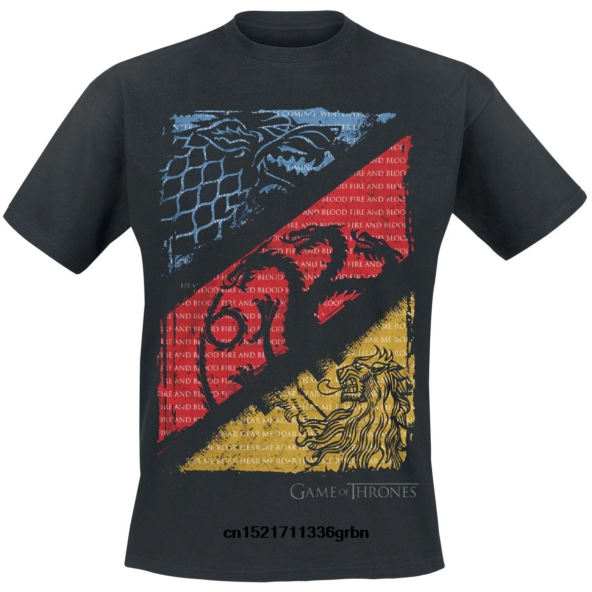 Возьмите Для мужчин футболка модная рубашка Старк Таргариен Lannister Сигилы Игра