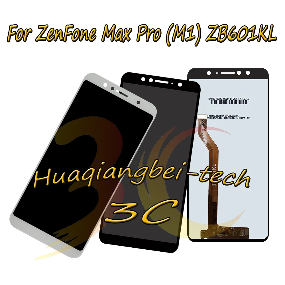 Продажа 5,99 Новый для Asus ZenFone Max Pro (M1) ZB601KL ZB602KL Полный ЖК дисплей + кодирующий преобразователь сенсорного экрана в сборе с рамкой