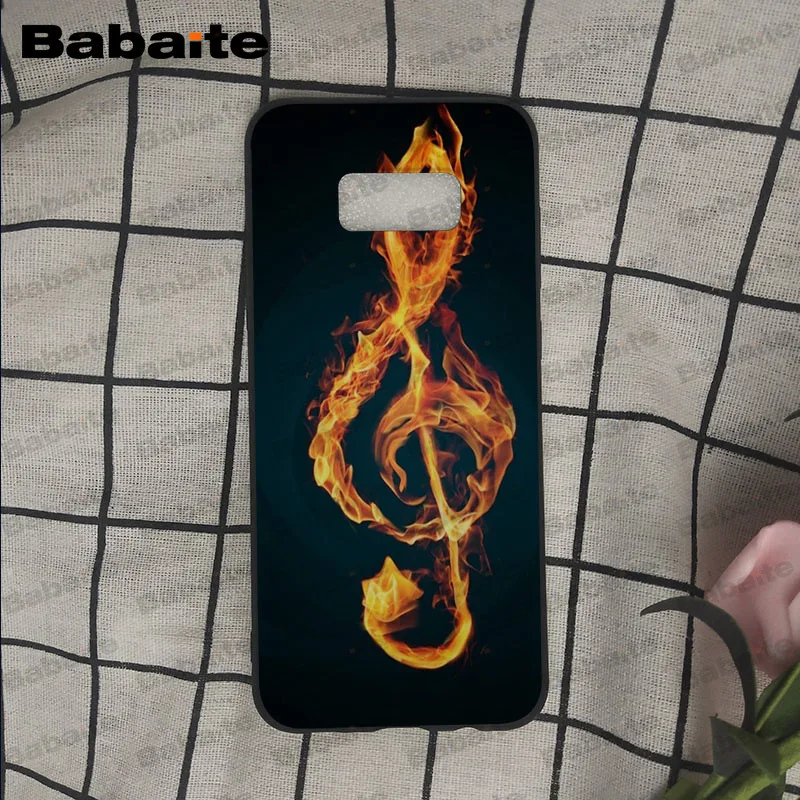 Music Is My Love мягкий силиконовый черный чехол для телефона для samsung Galaxy s9 s8 plus note 8 note9 s7 s6edge coque Babaite