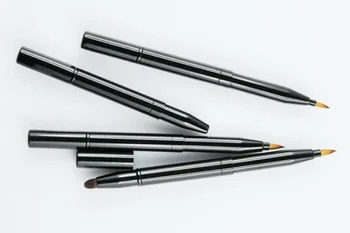 

by DHL 200pcs Double-headed Makeup Brush Retractable Lip Eye Liner Eyeshadow Foundation Brush Make Up Cosmetics Tool