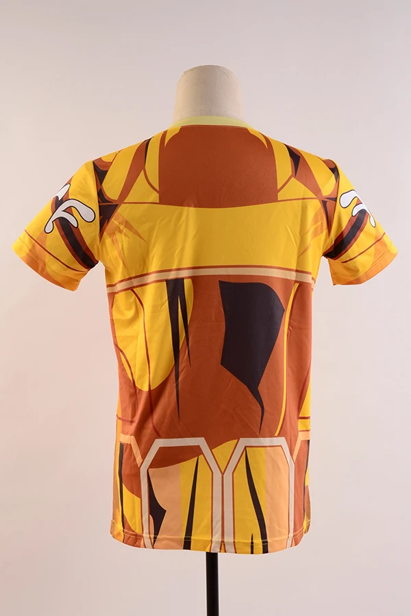 Sainte Seiya/Золотая Футболка для косплея в стиле аниме; летняя стильная футболка с короткими рукавами для мужчин
