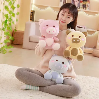 

30CM Direct deal pink pig giant plush doll pig toys for children gift High quality and low price