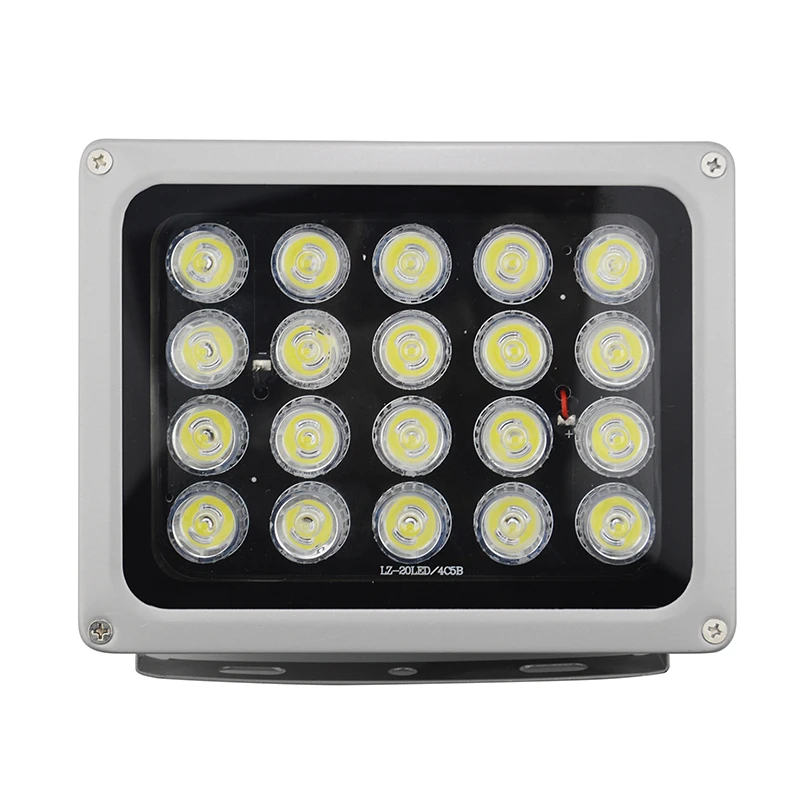 

20Pieces White Night Vision Fill Illuminator Led Light AC 220V 850nm Long Range Lamp Lights for Surveillance Security Camera