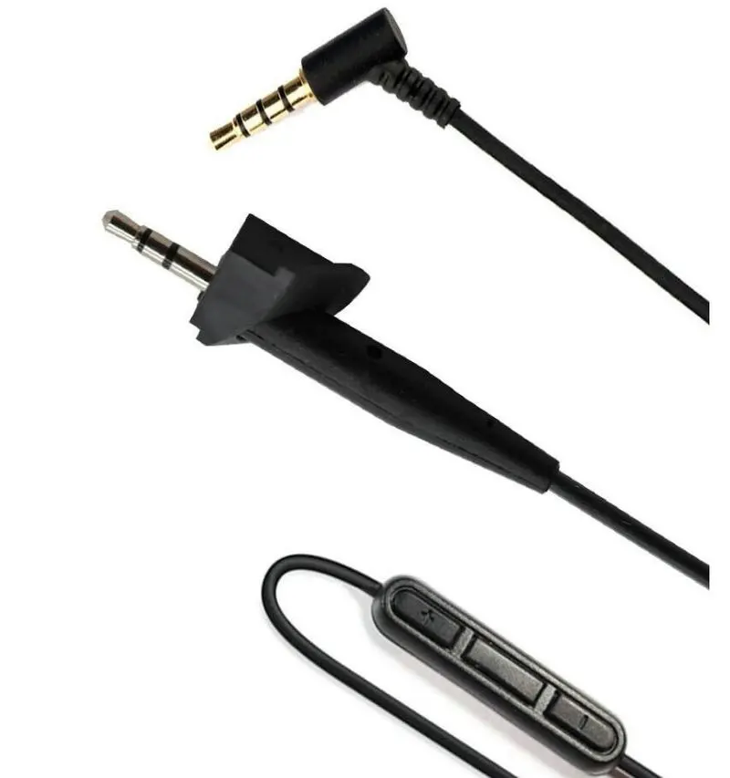 500pcs Audio Cord Earphone Wire Cable With Mic Replacement For Ae2 Ae2i