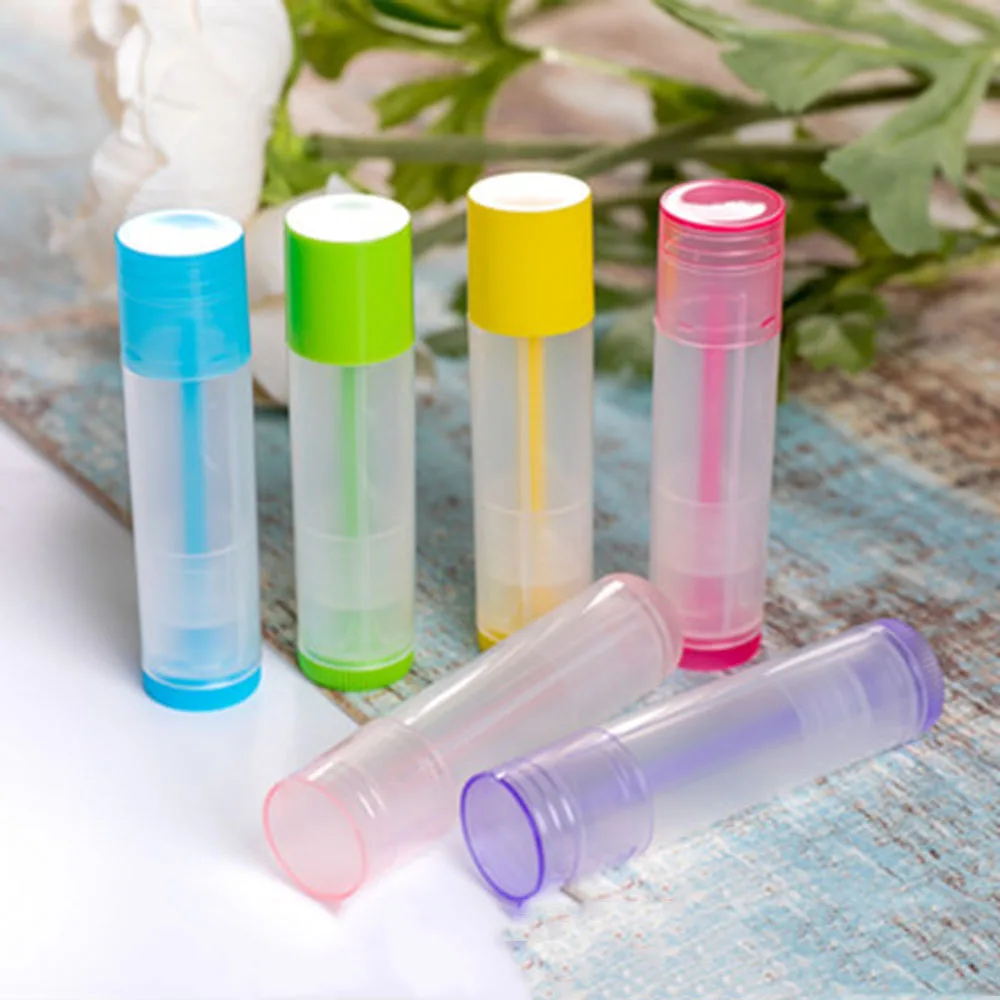 

1PC 5ml Lipstick Tube Lip Balm Containers Empty Cosmetic Lotion Container Glue Stick Clear Travel Bottle