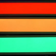 Горячая Selling36W светодиодный красный-зеленый-синий световые панели RGB цвет Регулируемая лампа 30x120 см прямоугольная Потолочная люстра с пультом дистанционного управления