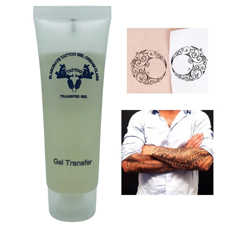 

50ml Body Paint Stencil Stuff Oils Tattoo Transfer Gel Vitamin Cream Gel For Transfer Auxiliary Essential Products Wholesale