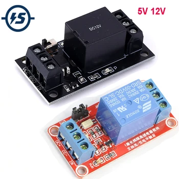 

Relay Module High/Low Level Trigger Optocoupler Relay Control Module Isolated Output DC 5V 12V 1 Channel