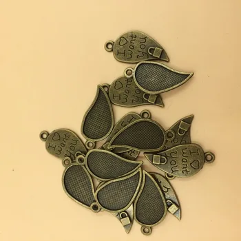 

Key Lock I LOVE YOU Metal Key Charm Pendant 30x15mm 40pcs (T397) 2015 New Free Shipping