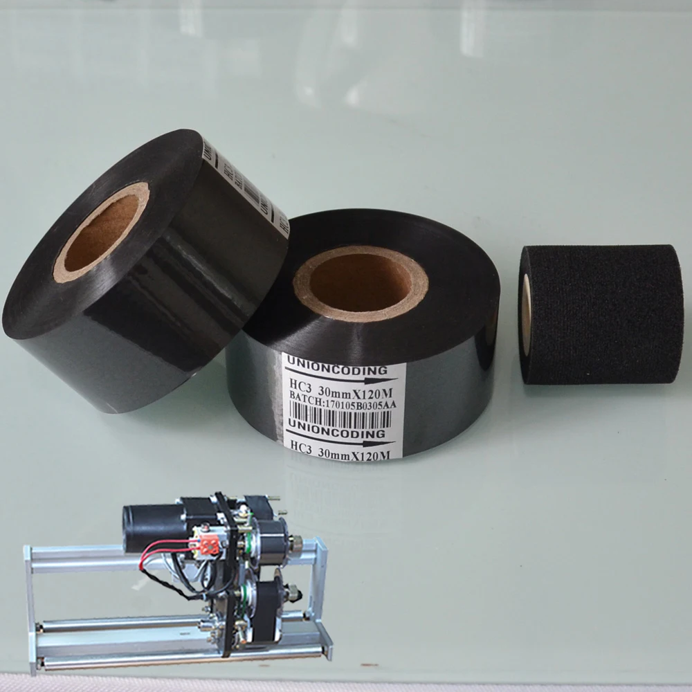 

Width 30mm length 100m hot ink roll coding foil for packing bags