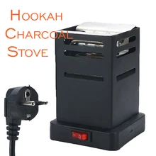 Уголь для кальяна плита Нагреватель мини квадратный уголь печь горячая плита уголь горелка аксессуары для трубок с ЕС вилка кабель черный