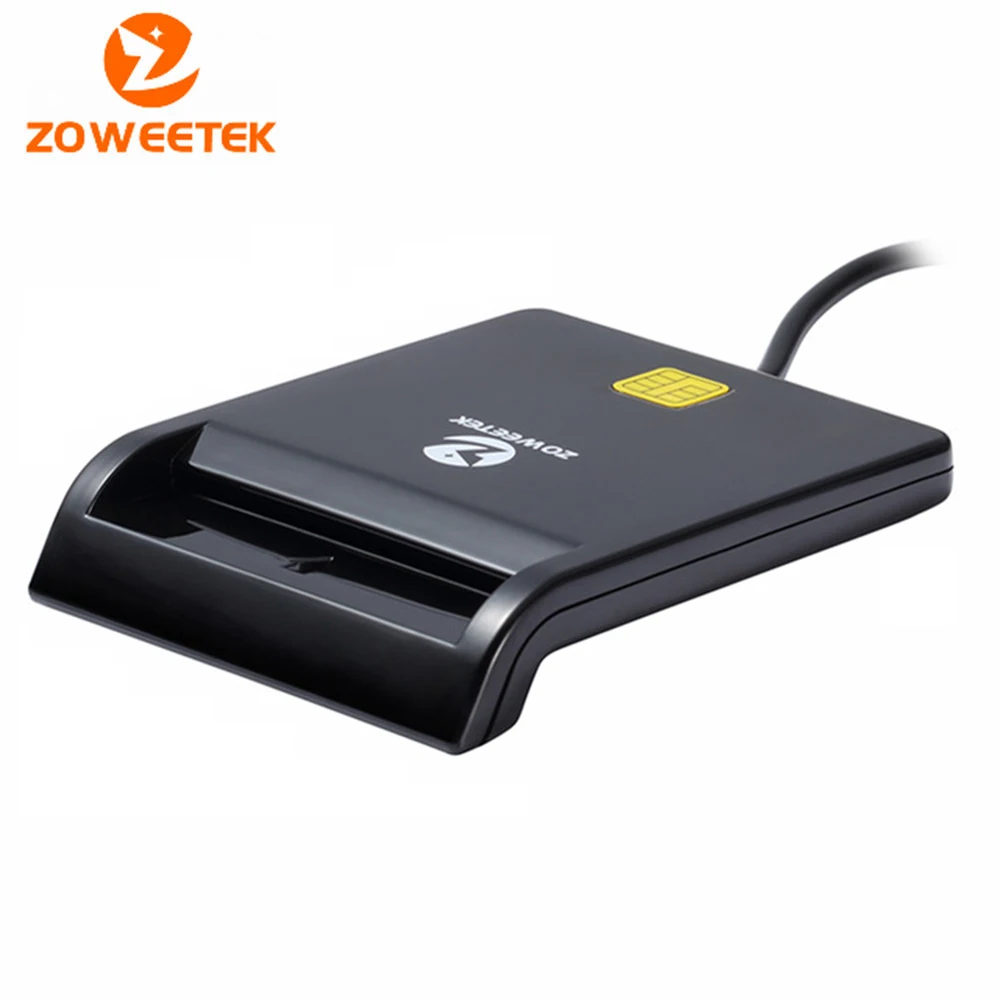 Устройство для чтения смарт карт USB Zoweetek 12026 1 устройство ПК/SC CCID EMV ISO 7816|smart card reader