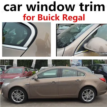 

big sale Car Accessory Window Trim For new B-uick Regal Stainless Steel Styling decorative sill strip without column