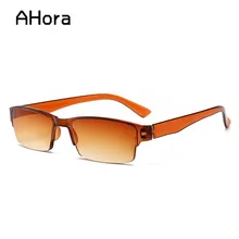 Ahora, полуоправа, дальнозоркость, очки для чтения, для мужчин и женщин, Ретро стиль, ультра-светильник, смола, дальнозоркость, очки+ 1,0, 1,5, 2,0, 2,5, 3,0