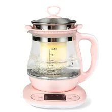 Полный автоматический здоровья горшок утолщенной стекла Многофункциональный Птичье гнездо чайник электрический воды чай ket