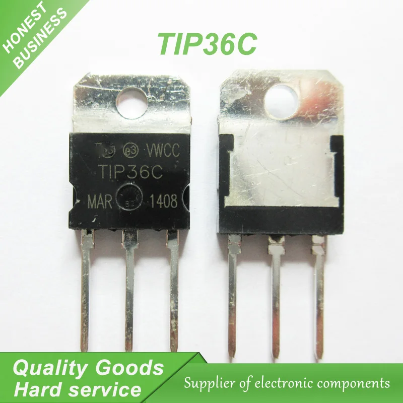 10 шт. биполярные транзисторы TIP36C TP36 TO 218 BJT 25A 100В 125 Вт NPN новинка оригинал|transistor