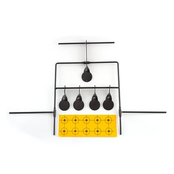 

Shooting Target 4 Targets Automatic Reset Rotating Outdoor Hunting Target Set Useful Target