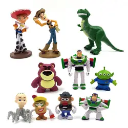 Игрушка "Дисней" История Juguete Woody Buzz Lightyear Jessie Dinner Bullseye Aliens ПВХ экшн детские игрушки-персонажи для детей A94