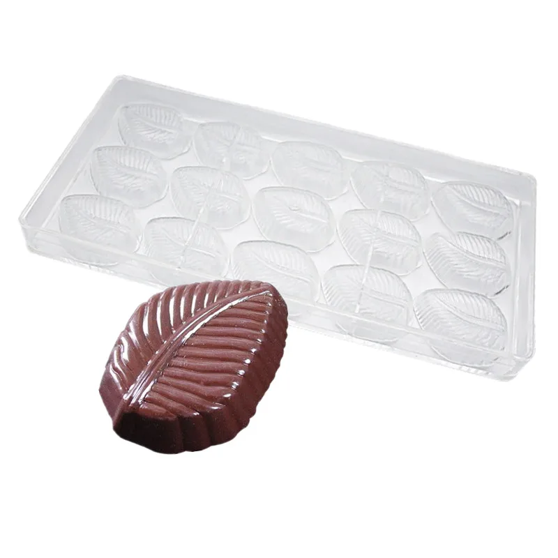 1 шт. форма листа шоколадная форма Поликарбонат Кондитерские Аксессуары для выпечки