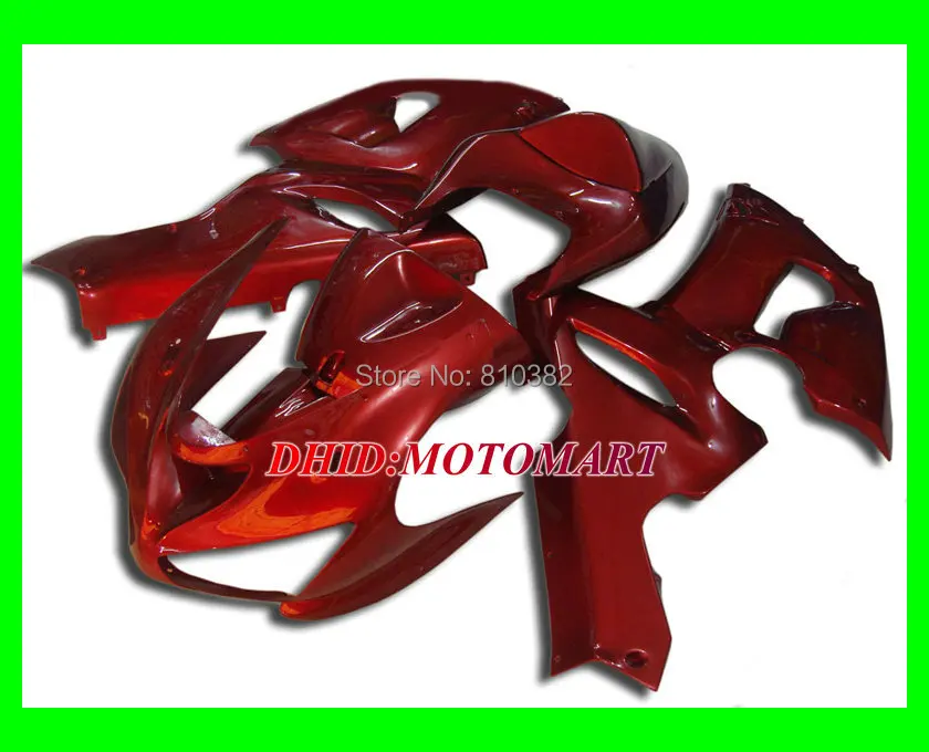 

Motorcycle Fairing kit for KAWASAKI Ninja ZX6R 05 06 ZX6R 636 2005 2006 Complete hot red ABS Fairings set +7 gifts SX25
