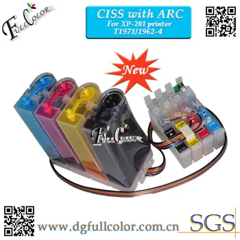 

For xp201 ciss with ARC CHIP for epson Expression xp-201 printer ciss T1971 T1962 T1963 T1964