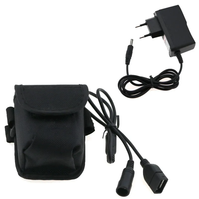 8800mAh 2 in 1 Bicycle Light Battery Pack with USB+DC Port 8.4V 6x