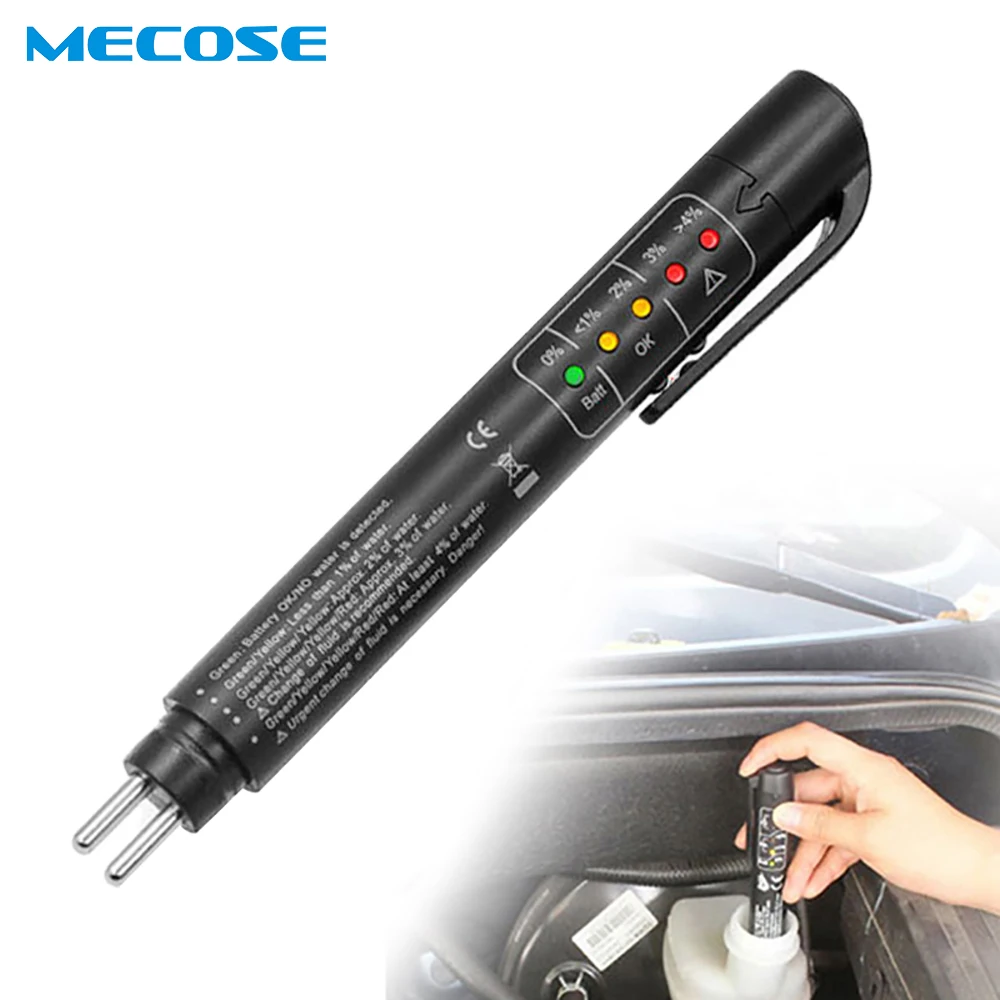 

Universal Accurate Oil Quality Check Pen Brake Fluid Tester Car Brake Liquid Digital Tester Vehicle Auto Automotive Testing Tool