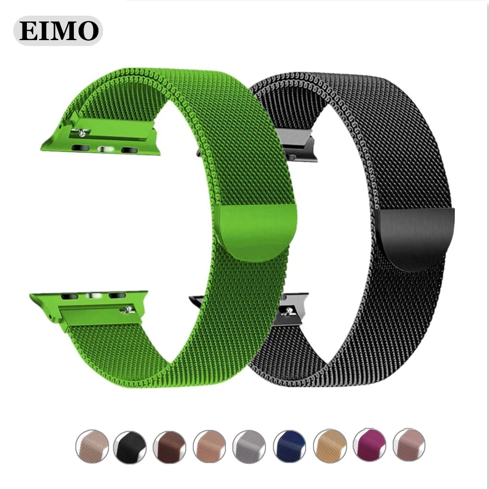 

Milanese Loop strap For Apple Watch band 4 3 iwatch band 42mm 38mm 44mm/40mm correa Stainless Steel bracelet watch Accessories 2