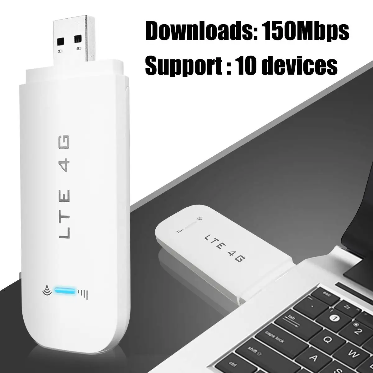 

LTE Wireless Router Mobile Portable WIFI 3G 4G Router Wi-Fi Hotspot SIM Card USB Modem Network Adapter With Dongle High Speed