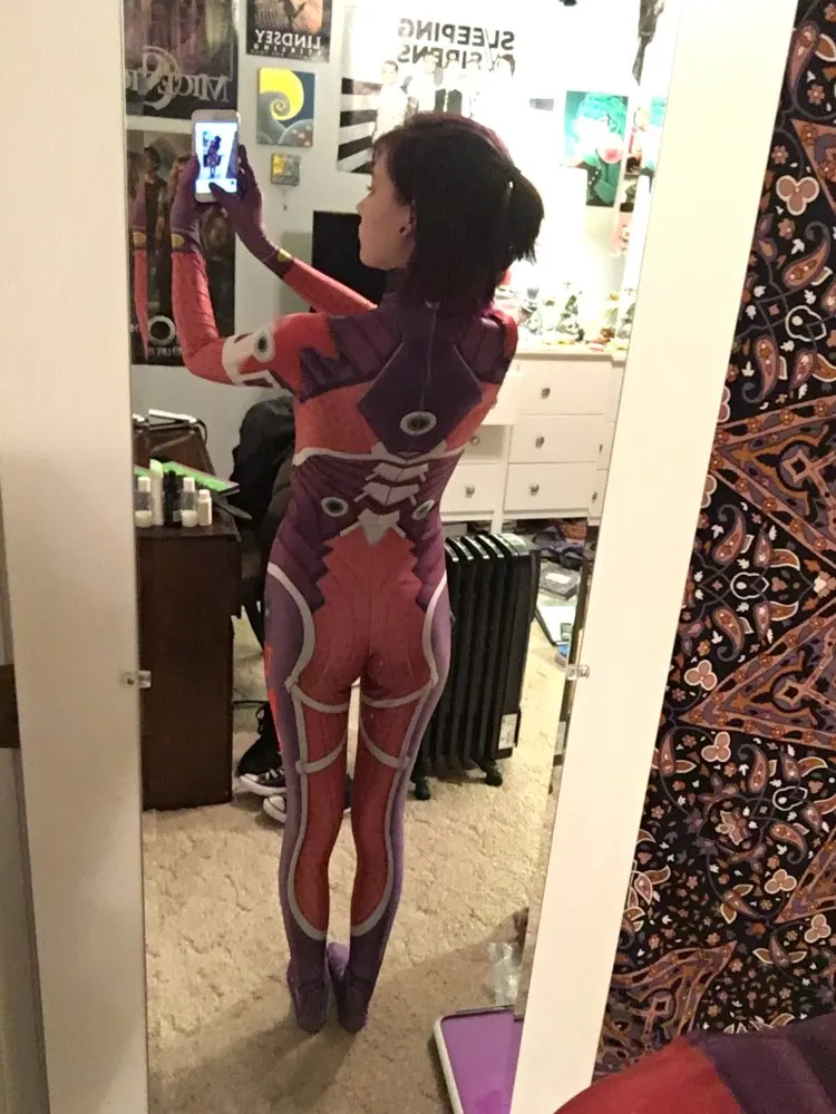 D.VA Costume 3D Print dva White Rabbit SKIN Zentai Bodysuit Female Women Girls Custom Halloween Cosplay D.va Catsuit Lycra Suit (9)