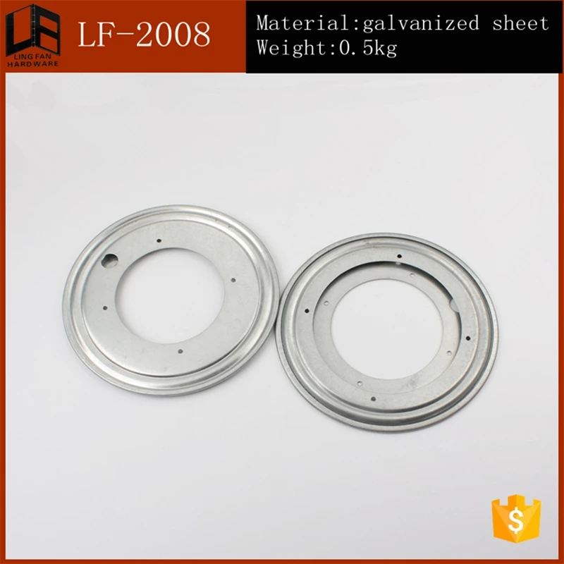 8 inch turnable swivel plate ball bearing rotating swivel platein