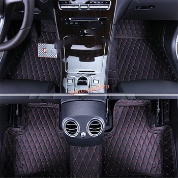 

For Mercedes Benz S Class W221 2006 2007 2008 2009 Right & Left Hand Drive Black Front Rear Floor Mat Carpets Pad cover