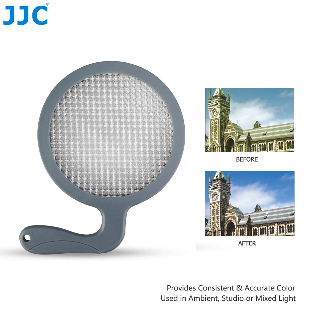 JJC 95mm Hand held White Balance Filter DSLR SLR Mirrorless Camera Lens