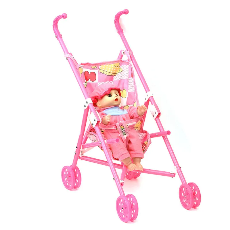 folding dolls pram