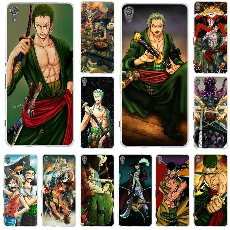 Цельный прозрачный мягкий ТПУ чехол для мобильного телефона Roronoa Zoro sony Xperia Z Z1 Z2 Z3
