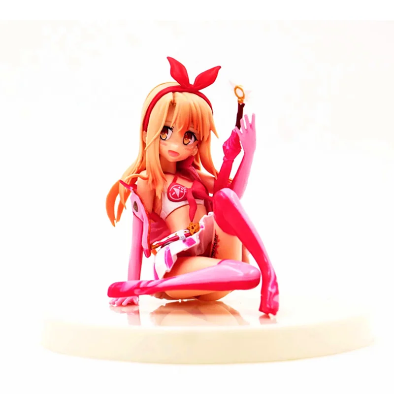 

12-15CM Chloe Illyasviel Magical Girl Racing Girl Figurine Dolls Toys PVC Action Figure Collection Model Toy H763