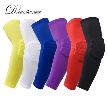 Professionele Compressie Armguard Sport Elleboog Brace Pad Protector Basketbal Lange Arm Sleeve Elbow pads Fitness Workout Professionele Compressie Armguard Sport Elleboog Brace Pad Protector Basketbal Lange Arm Sleeve Elbow pads Fitness Workout