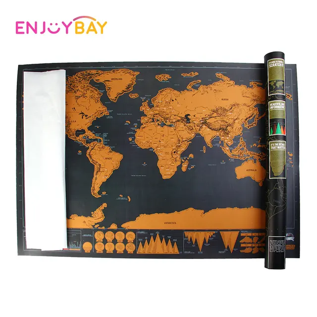 enjoybay world map scratch